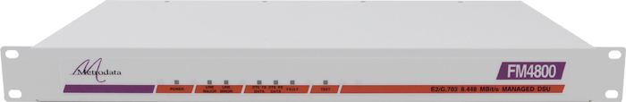 Front: FM4800 E2 8.448Mbps G.703 to X.21 Converter